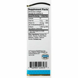 21st Century Calcium 1200 mg plus D3, 90 Rapid Release Softgels