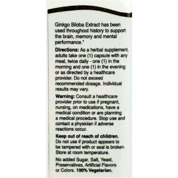 Ginkgo Biloba Extract Memory & Mental Well Being Support Hargraves