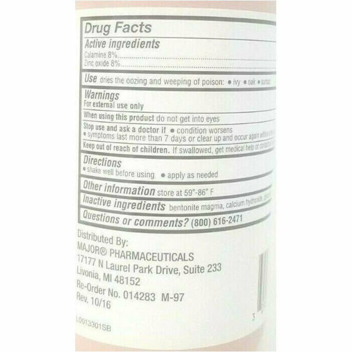 Calamine Lotion For Poison Ivy, Sumac & Oak Hargraves Online Healthcare