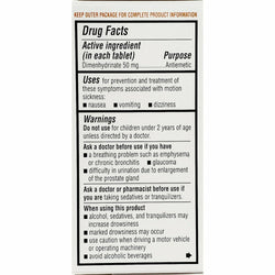 Driminate 50 mg (Antiemetic)