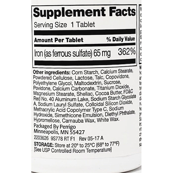 Ferrous Sulfate 324 mg Low Iron Levels Hargraves Online Healthcare