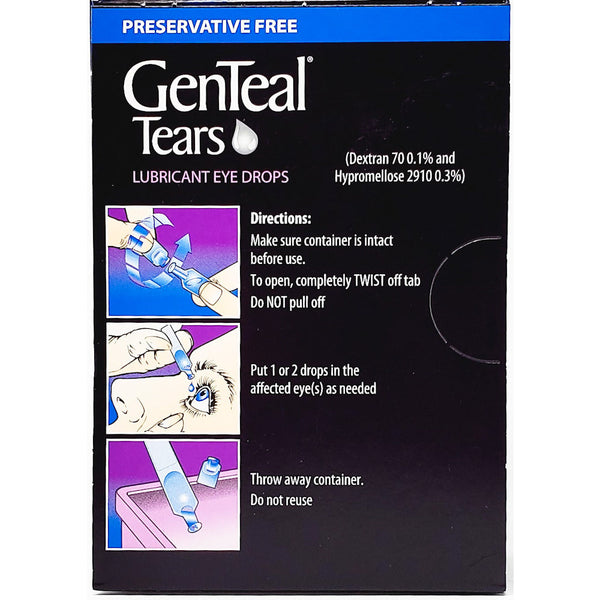GenTeal Tears Liquid Drops SingleUse Vials Hargraves Online