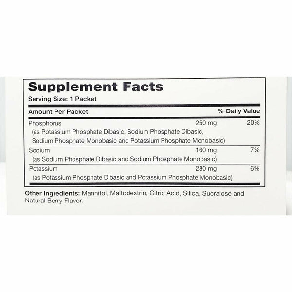 Sodium, Potassium, Phosphorus Powder Concentrate Sugar Free