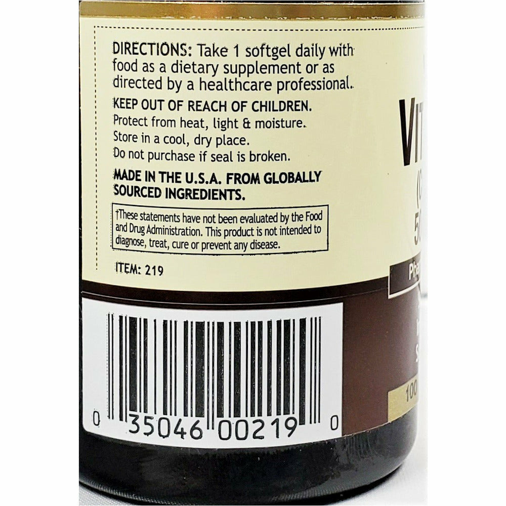 Windmill Vitamin D3, 50 mcg (2000 IU) 100 Softgels (Immune Support