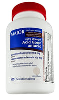 Acid Gone 100 Chewable Tablets by Major - Image 1