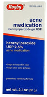 Acne Medication Benzoyl Peroxide 2.5% Gel by Rugby - Image 1