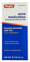 Acne Medication Benzoyl Peroxide 5% Gel by Rugby - Image 1