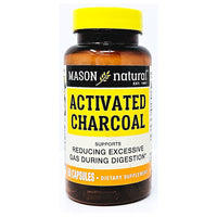 Activated Charcoal 520 mg 60 Capsules by Mason Natural - Image 1