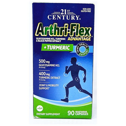 ArthriFlex Advantage plus Turmeric, 90 Capsules by 21st Century