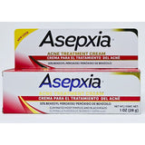 Asepxia Acne Treatment Cream, 10% Benzoyl Peroxide 1 oz