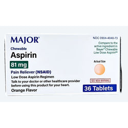 Aspirin 81 mg Chewable