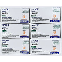 Aspirin 81 mg (Chewable) 1, 3, 6 or 12 Pack by Major - Image 3