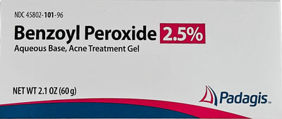 Benzoyl Peroxide 2.5% Acne Gel, 2.1 oz by Perrigo