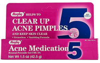 Benzoyl Peroxide Gel 5% (Acne Medication) 1.5 oz each (1, 3 or 6 Pack) by Rugby - Image 1