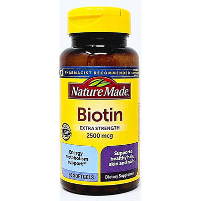Biotin 2500 mcg 90 Softgels