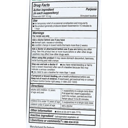 Bisacodyl 10 mg Suppositories