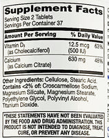 Calcium Citrate plus D3, 75 Tablets by 21st Century - Image 2