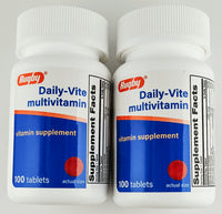 Multivitamin (Daily-Vite) 100 Tablets by Rugby - Image 2