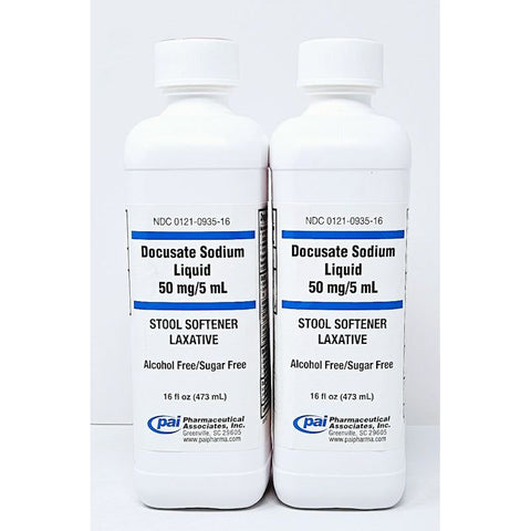Docusate Sodium Liquid 16 fl oz each (2 Pack) by PAI