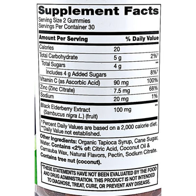 Elderberry Sambucus) Gummies