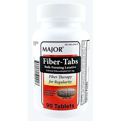 Fiber-Tabs (Laxative) 90 Tablets by Major