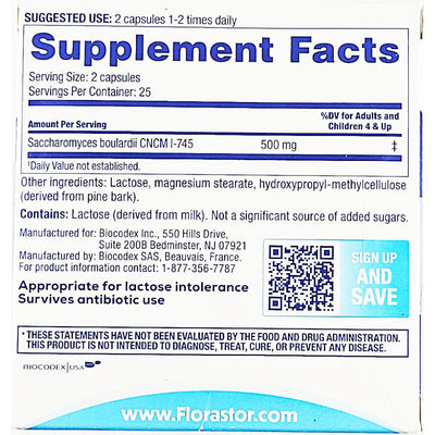 Florastor Dal Action Probiotic