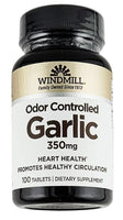 Garlic Supplement (Odor Controlled), 350 mg 100 Tablets by Windmill - Image 1