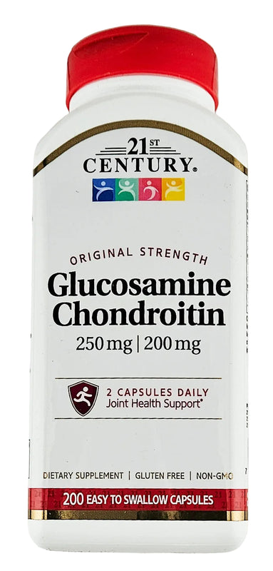 Glucosamine Chondroitin 200 Capsules by 21st Century - Main product image