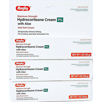 Hydrocortisone Cram with Aloe (3 Pack)