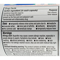 Ibuprofen 200 mg (Liquid Filled Softgels) by Rugby - Image 2