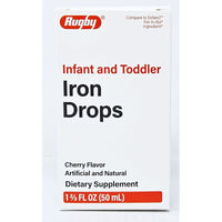 Iron Drops (Infants & Toddlers) 50 mL by Rugby - Image 1
