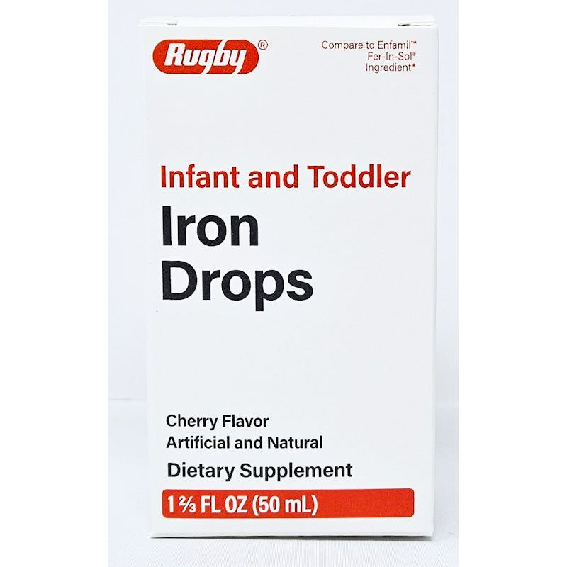 Iron Drops (Infants & Toddlers) 50 mL by Rugby - Main product image