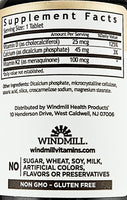 Vitamin K2 and D3, 60 Tablets by Windmill - Image 2