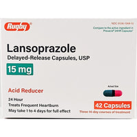 Lansoprazole 15 mg Delayed Release Capsules by Rugby - Image 1