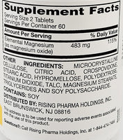 Magnesium Oxide, 400 mg 120 Tablets by Rising - Image 2
