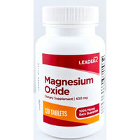 Magnesium Oxide 400 mg 120 Tablets by Leader - Image 1
