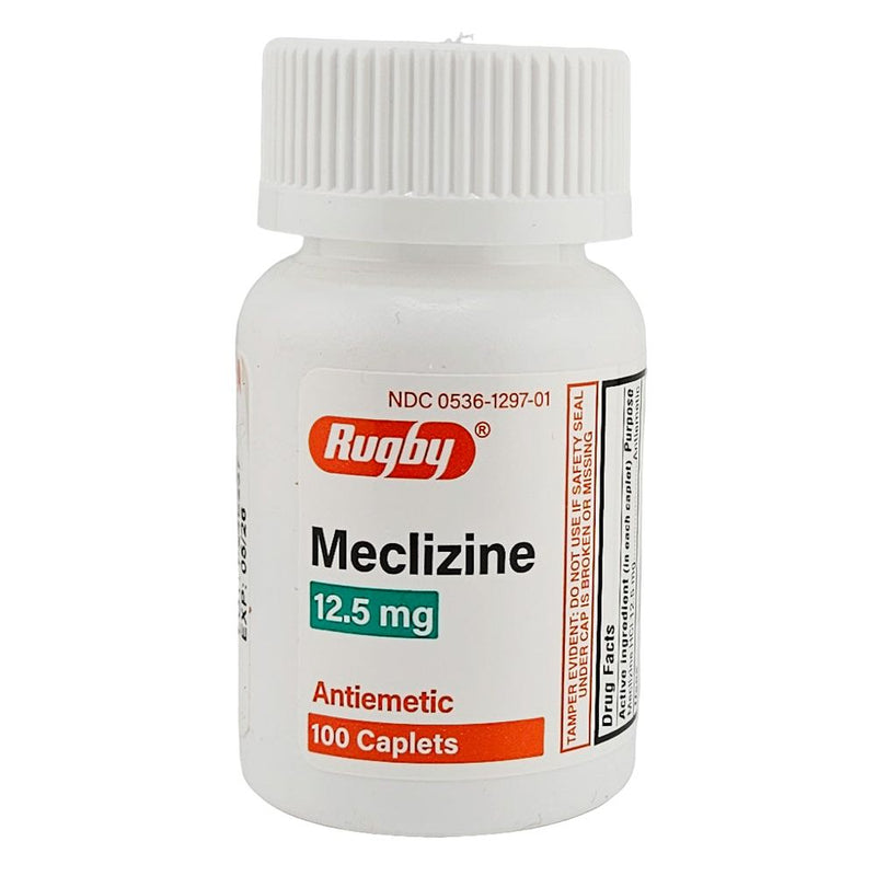 Meclizine, 12.5 mg 100 Caplets by Rugby - Main product image