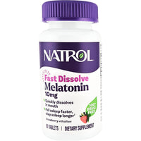 Melatonin 10 mg (Fast Dissolve) 60 Tablets by Natrol - Image 1