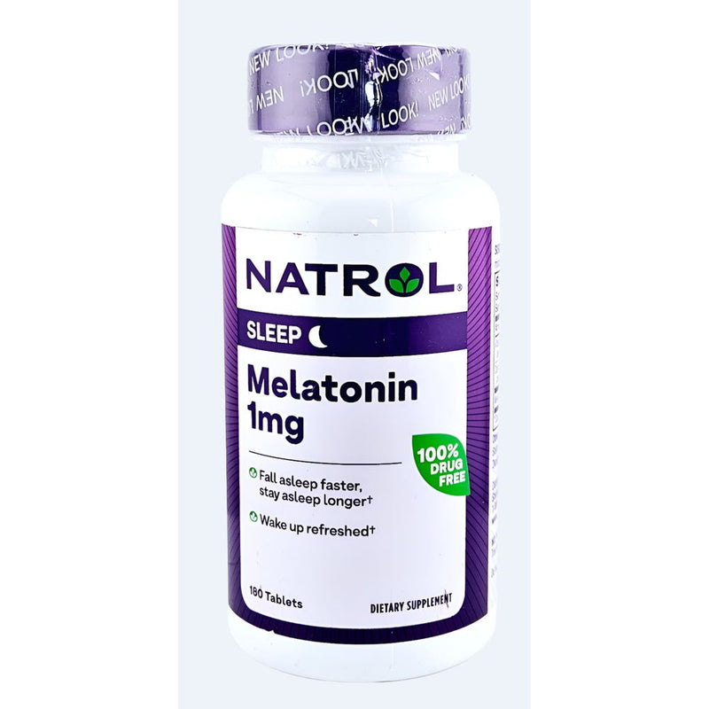 Natrol Melatonin Sleep 1 mg 180 Tablets - Main product image