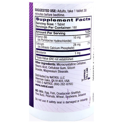 Melatonin 1 mg 180 Tablets