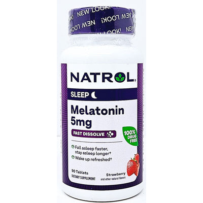 Melatonin 5 mg 90 Fast Dissolve Tablets by Natrol