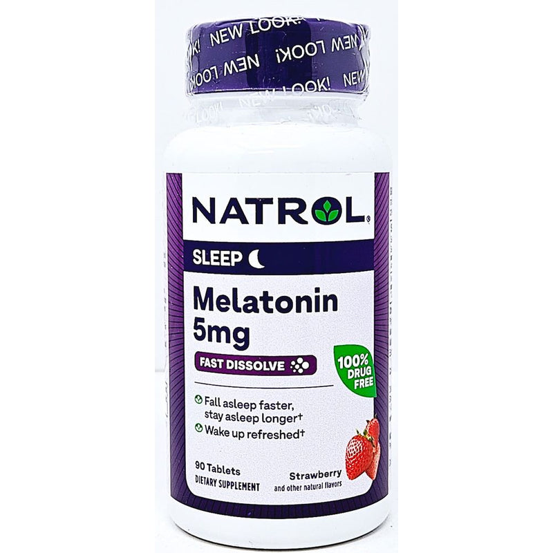 Melatonin 5 mg 90 Fast Dissolve Tablets by Natrol - Main product image