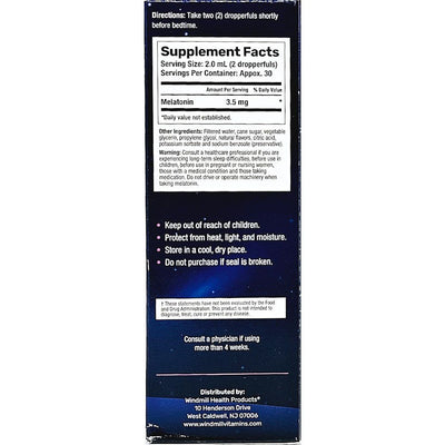 Melatonin (Liquid) 3.5 mg 2 fl oz by Windmill
