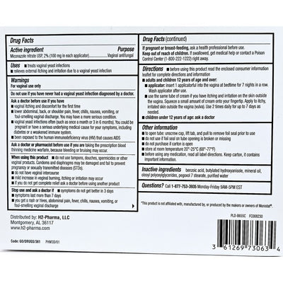 Miconazole 7 Day Vaginal Cream