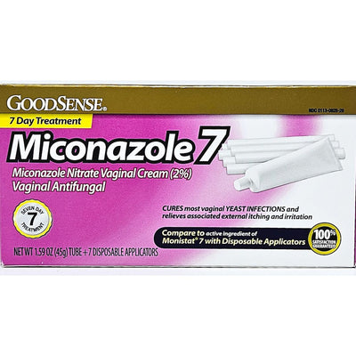 Miconazole 7 Vaginal Cream 4.59 oz Tube by GoodSense
