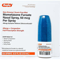 Nasal Spray (Mometasone Furoate) 50 mcg 120 Sprays by Rugby - Image 1