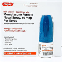 Mometasone Furoate Nasal Spray 50 mcg 60 Sprays by Rugby - Image 1