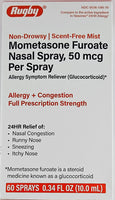 Mometasone Furoate Nasal Spray, 50 mcg by Rugby - Image 1