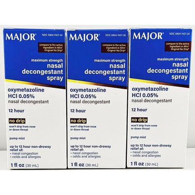 Nasal Decongestant Spray (3 Pack)