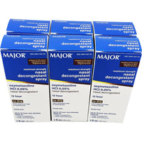 Nasal Decongestant Spray, 1 fl oz each (1, 3, 6 or 12 Pack) by Major - Image 3